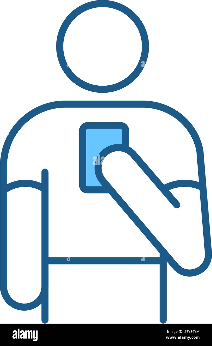 Icona colore RGB cittadino Illustrazione Vettoriale