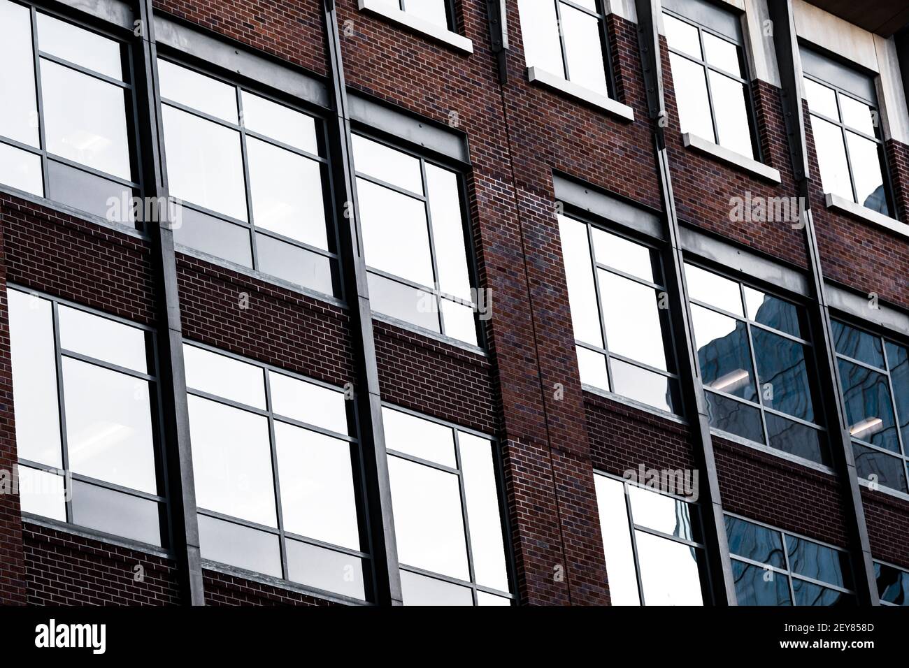 WA17976-00..... WASHINGTON - dettaglio di un edificio a Seattle. Foto Stock
