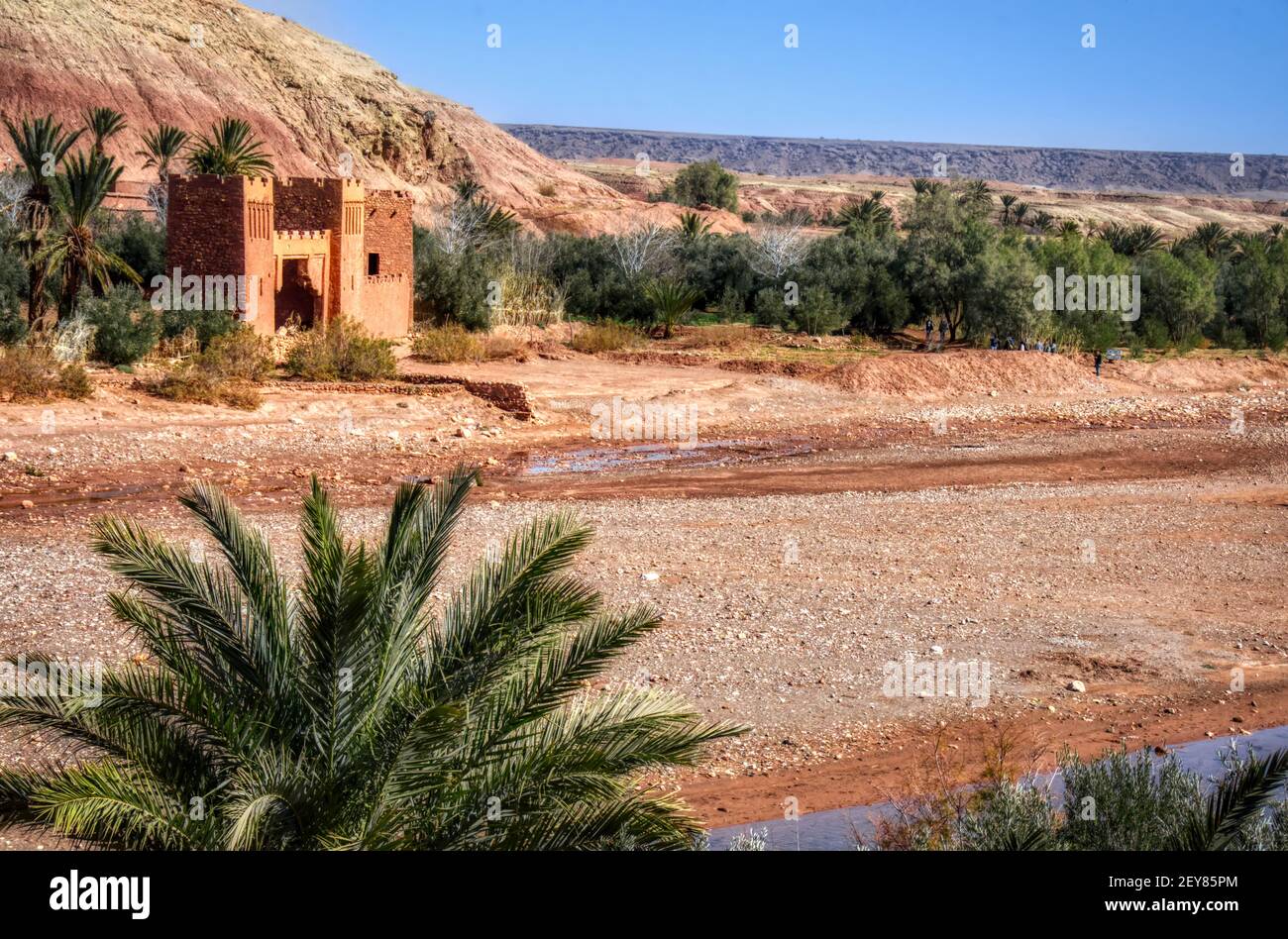 ksar di Aït Benhaddou in Marocco un sito patrimonio dell'umanità Foto Stock