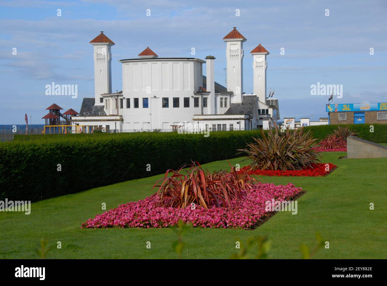 Pirate Pete's, un luogo di intrattenimento per famiglie, Ayr, Ayrshire, Scozia Foto Stock