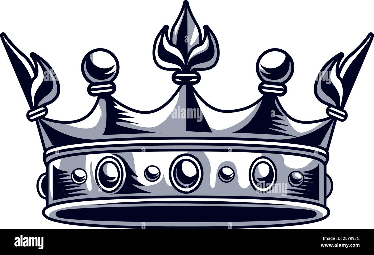 corona re disegnato Immagine e Vettoriale - Alamy