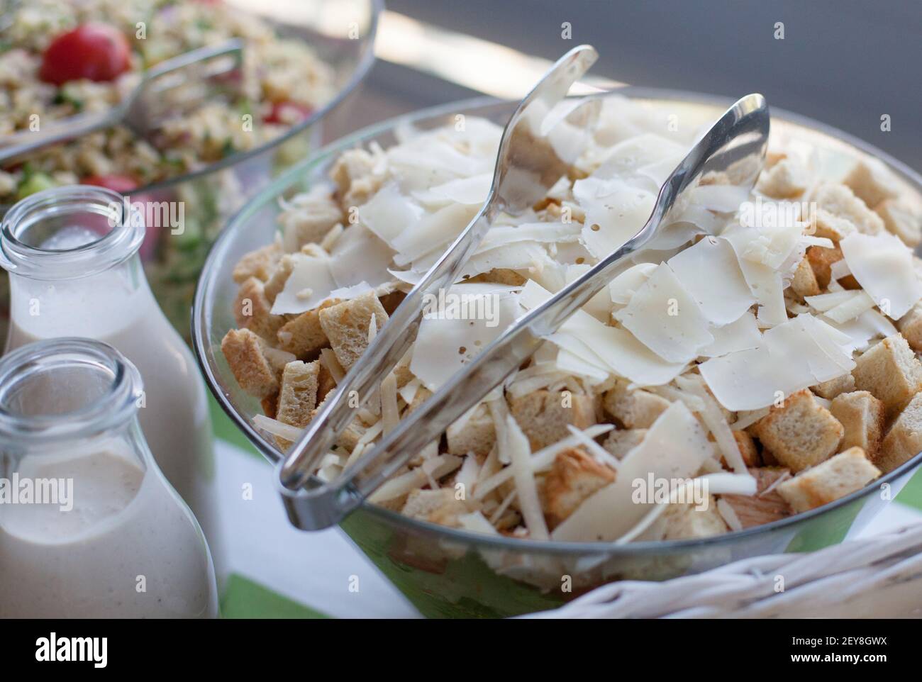 Dieta sana, spuntini sul tavolo. Tavolo svedese. Foto Stock