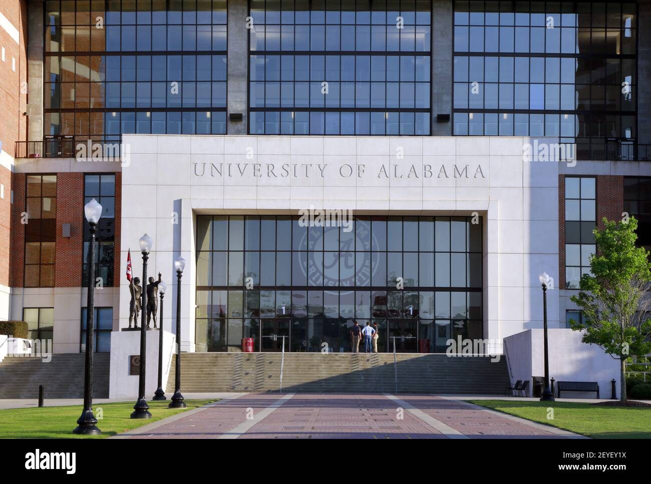 19 giugno 2013. Università dell'Alabama, Tuscaloosa, Alabama. Il Bryant-Denny Stadium, sede del Crimson Tide, la squadra vincitrice del campionato SEC della University of Alabama. (Foto di Charlie Varley/Sipa USA) Foto Stock