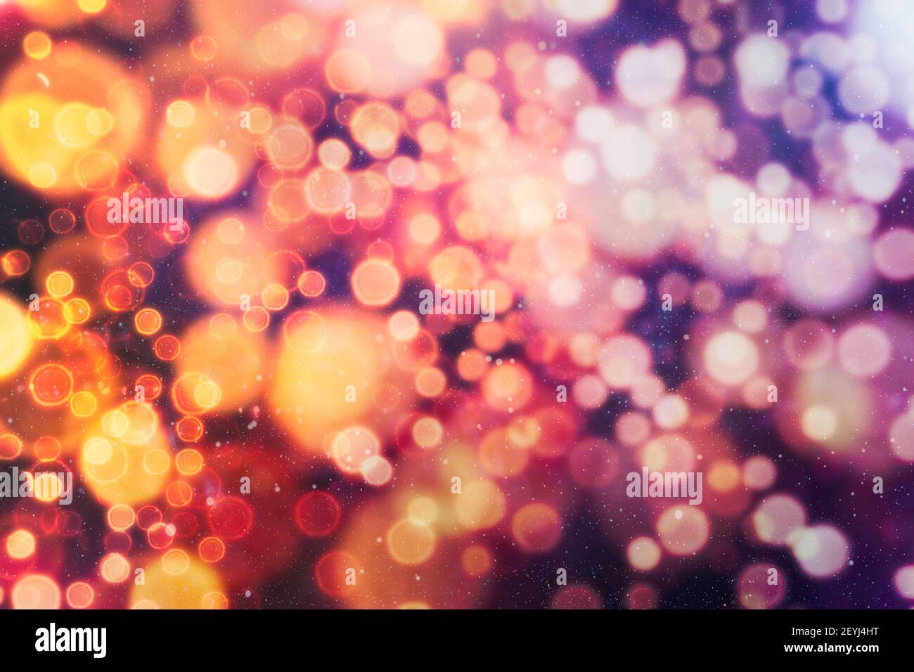 Abstract luci a LED sfondo con bokeh defocused luci bianche. San Valentino, Festa, Sfondo Di Natale. Foto Stock
