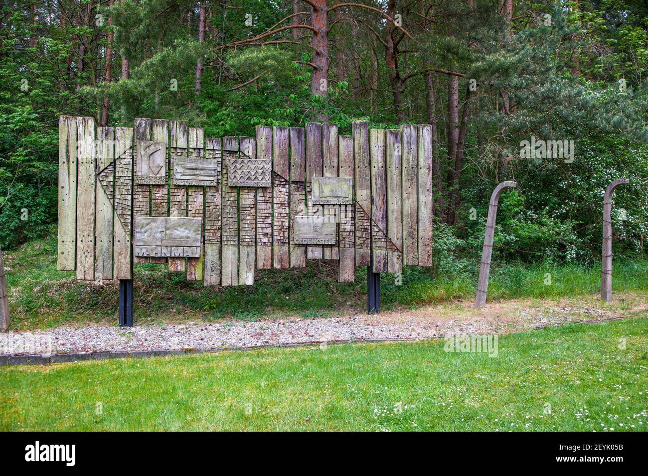 Konzentrationslager Halberstadt Langestein Zwieberge Harz Foto Stock