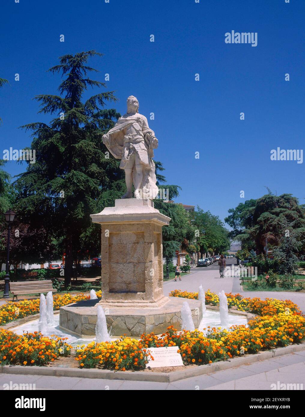 FUENTE DE FERNANDO VI - 1844. Posizione: ESTERNO. SAN FERNANDO DE HENARES. MADRID. SPAGNA. FERDINANDO VI. DI SPANIEN. Foto Stock