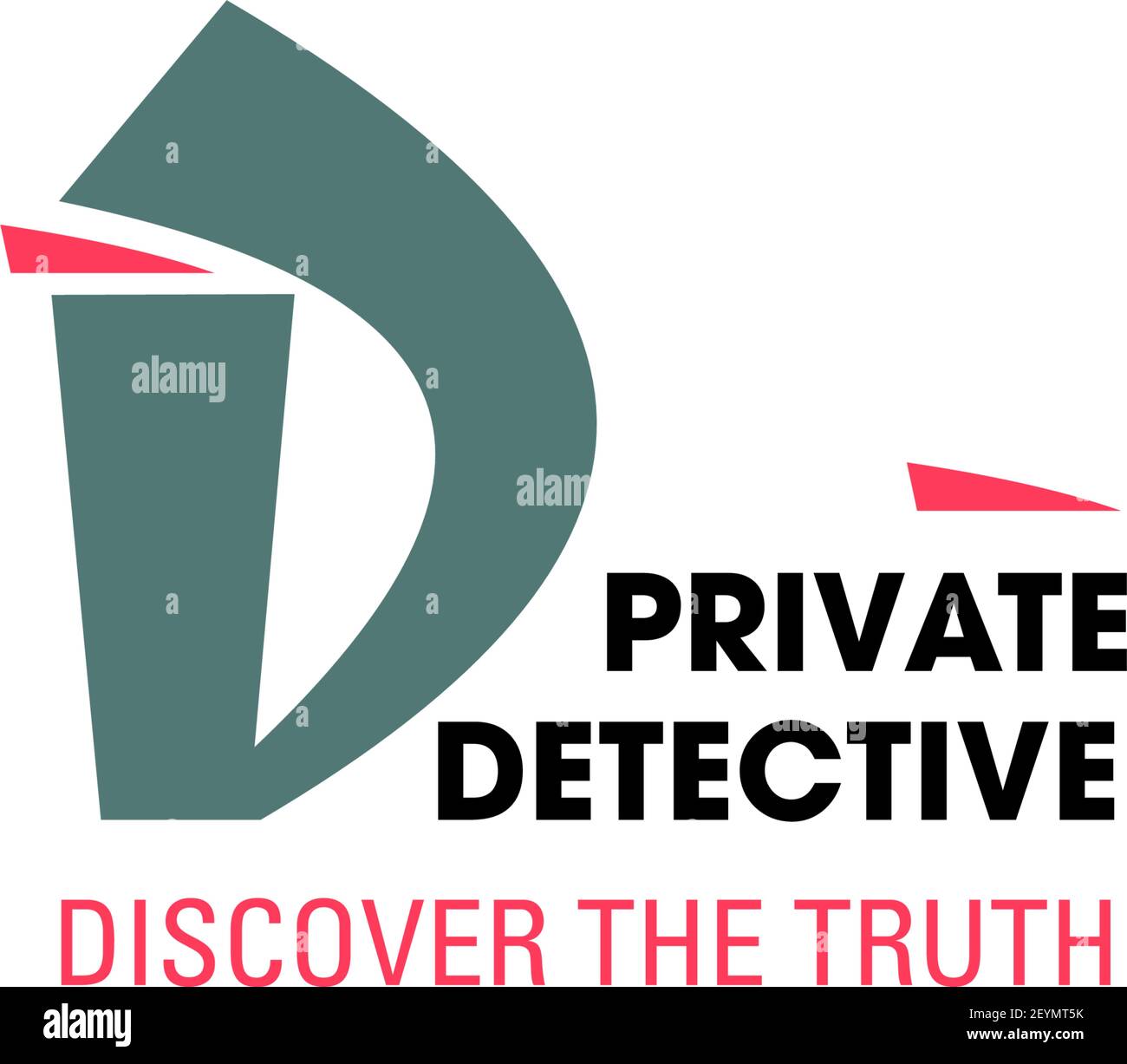 Icona lettera D per l'agenzia investigativa o le indagini di polizia e il servizio investigatore privato. Simbolo segreto del vettore della lettera D per l'azienda o l'agente spia Illustrazione Vettoriale Icona lettera D per l'agenzia investigativa o le indagini di polizia e il servizio investigatore privato. Simbolo segreto del vettore della lettera D per l'azienda o l'agente spia Illustrazione Vettoriale