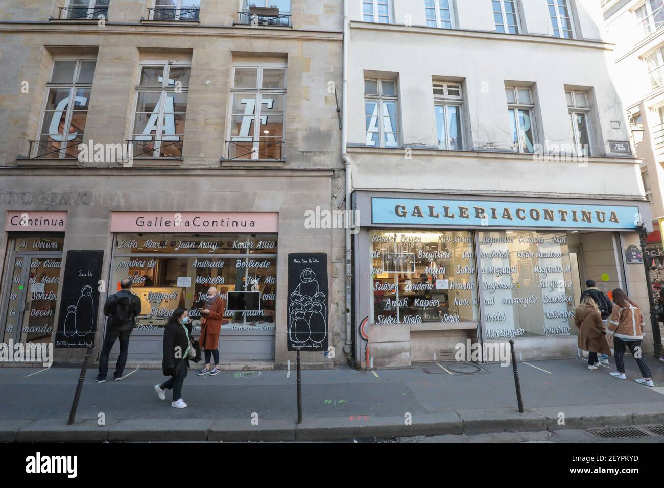 GALLERIA CONTINUA, APERTURA DI UN NUOVO SPAZIO ESPOSITIVO A PARIGI Foto Stock