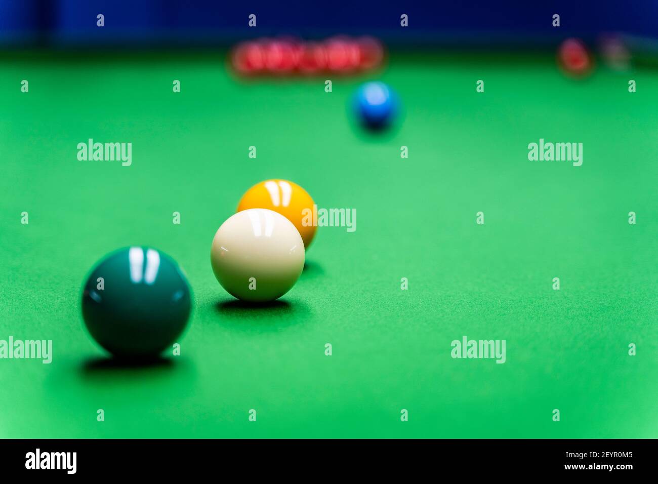 Snooker Foto Stock