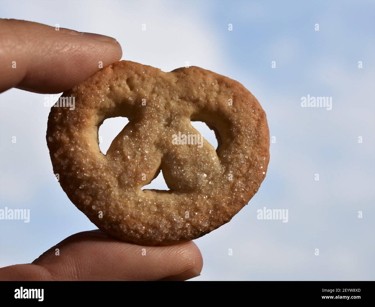 Contenente biscotti danesi al burro Foto Stock