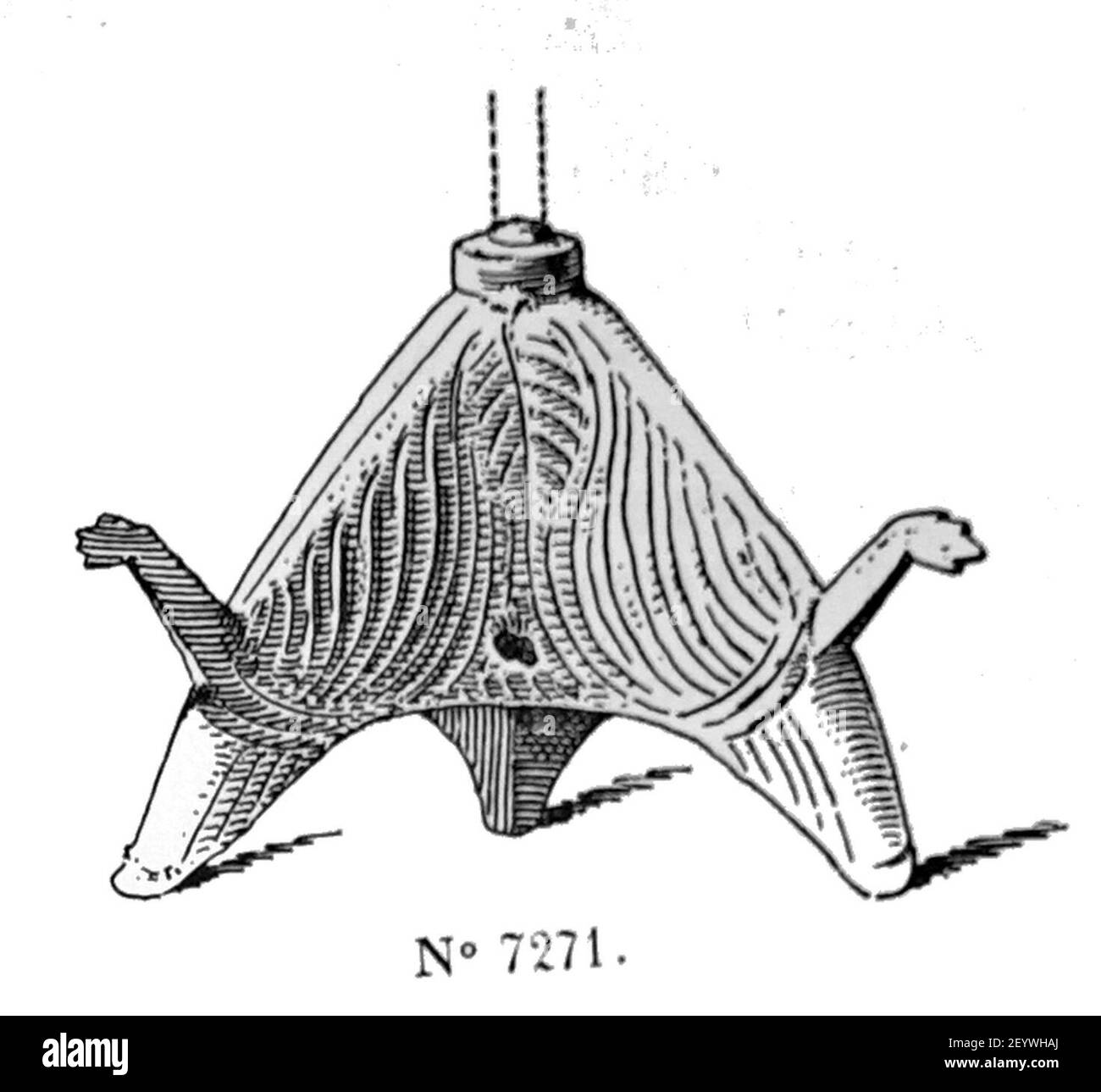 Pied de chandelier Place Hôtel de ville Troyes 42484. Foto Stock