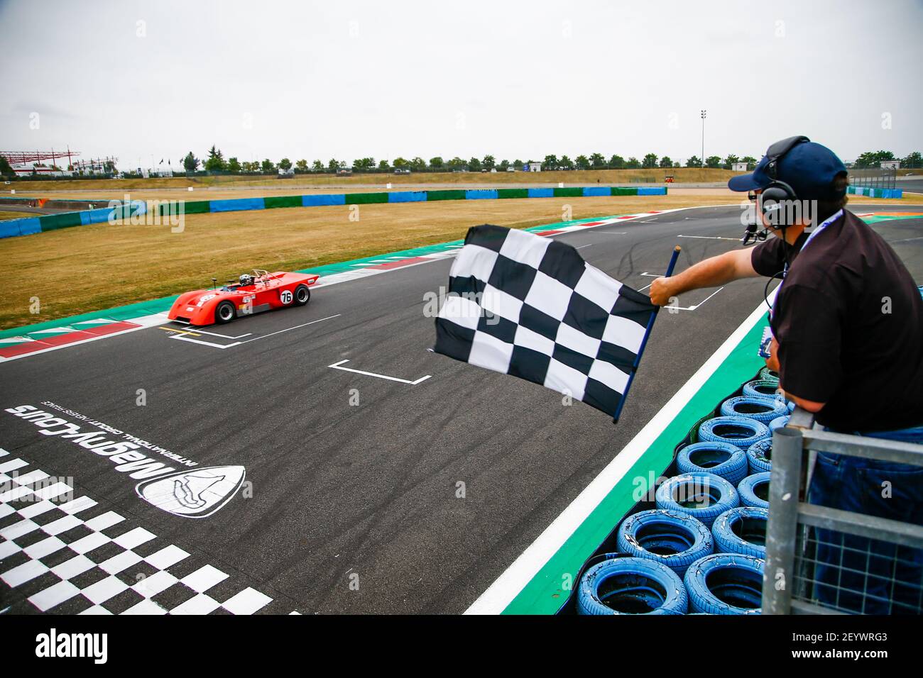 76 WRIGLEY Mike (gb), Chevron B19 - 1800, azione durante il Gran Premio di Francia Historique 2019 a Magny-Cours dal 29 al 30 luglio - Foto Julien Delfosse / DPPI Foto Stock