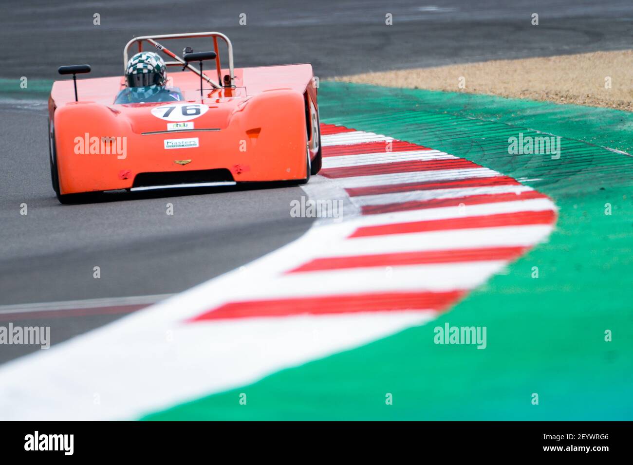 76 WRIGLEY Mike (gb), Chevron B19 - 1800, azione durante il Gran Premio di Francia Historique 2019 a Magny-Cours dal 29 al 30 luglio - Foto Julien Delfosse / DPPI Foto Stock