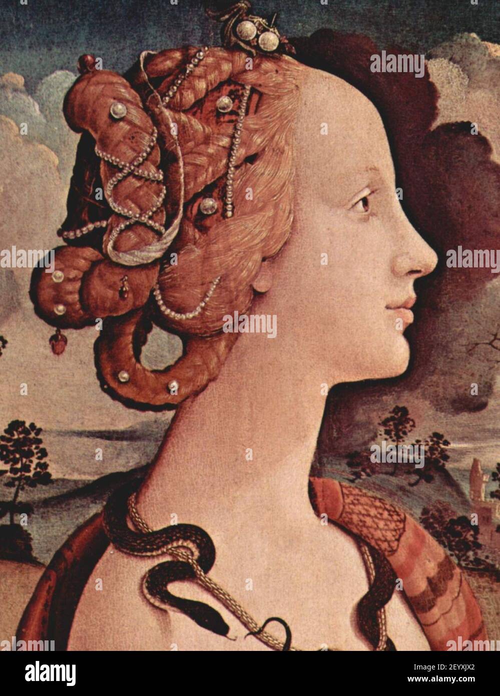 Piero di Cosimo Simonetta Vespucci. Foto Stock