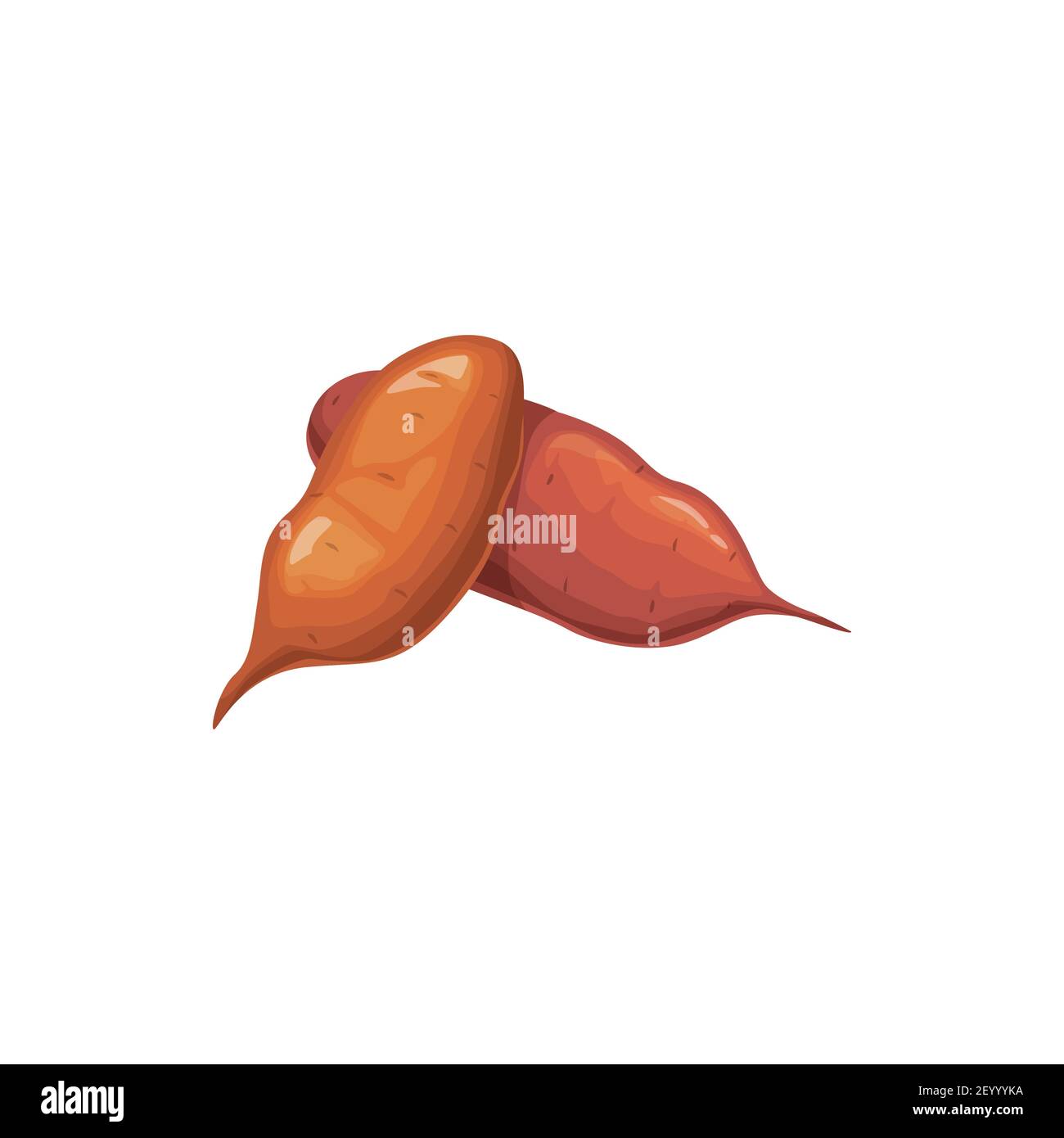 Rafano selvatico Raphanus isolato icona realistica. Taproot vettoriale, tabel marrone o radice di giardino, barbabietola dorata da cena. Verdure fresche 3D, rizome veggi commestibili Illustrazione Vettoriale