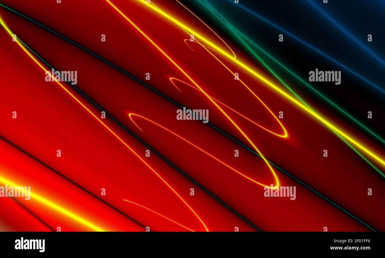 Frattale, astratto, Mandelbrot, arte digitale, disegno matematico, geometria frattale Foto Stock