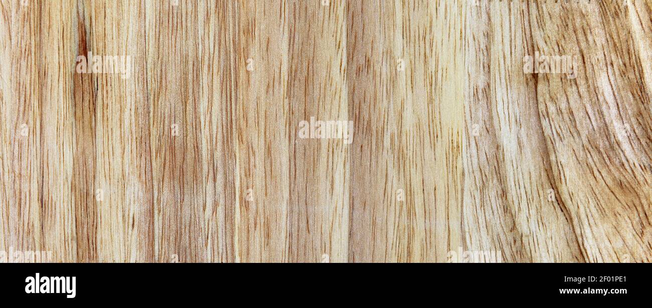 Legno o compensato per texture sfondo, bordo marrone chiaro con colore naturale, crepa, grana e motivo. Sfondo astratto in legno. Vista dall'alto della struttura Foto Stock