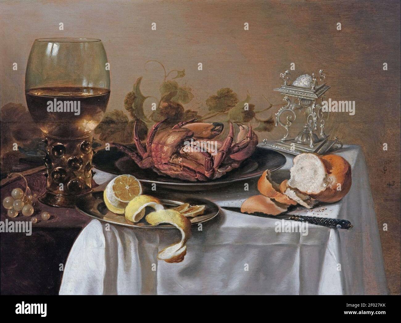 pieter-claesz-una-natura-morta-con-un-roemer-immagini-e-fotografie
