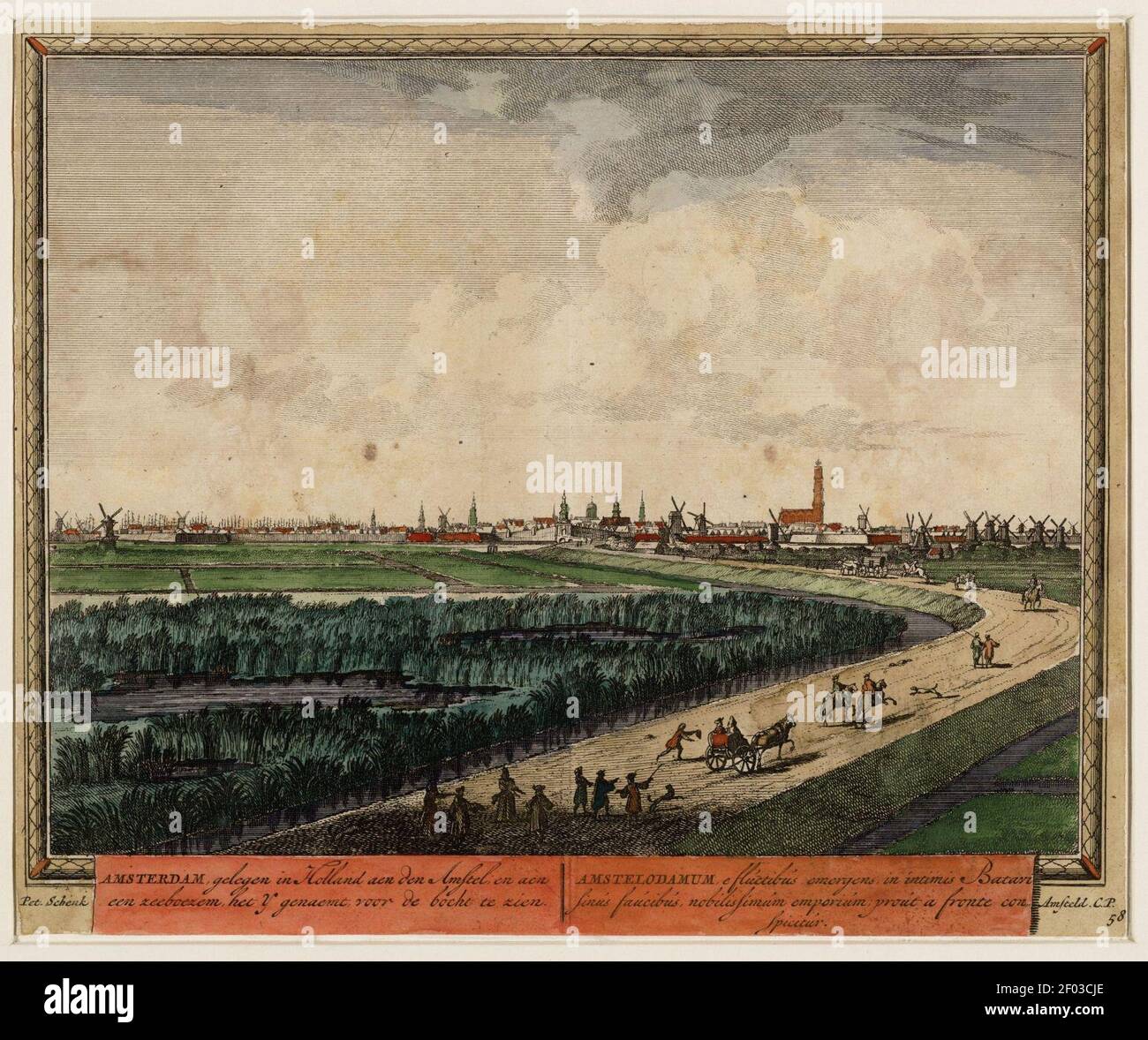 Pieter Schenk Foto Stock