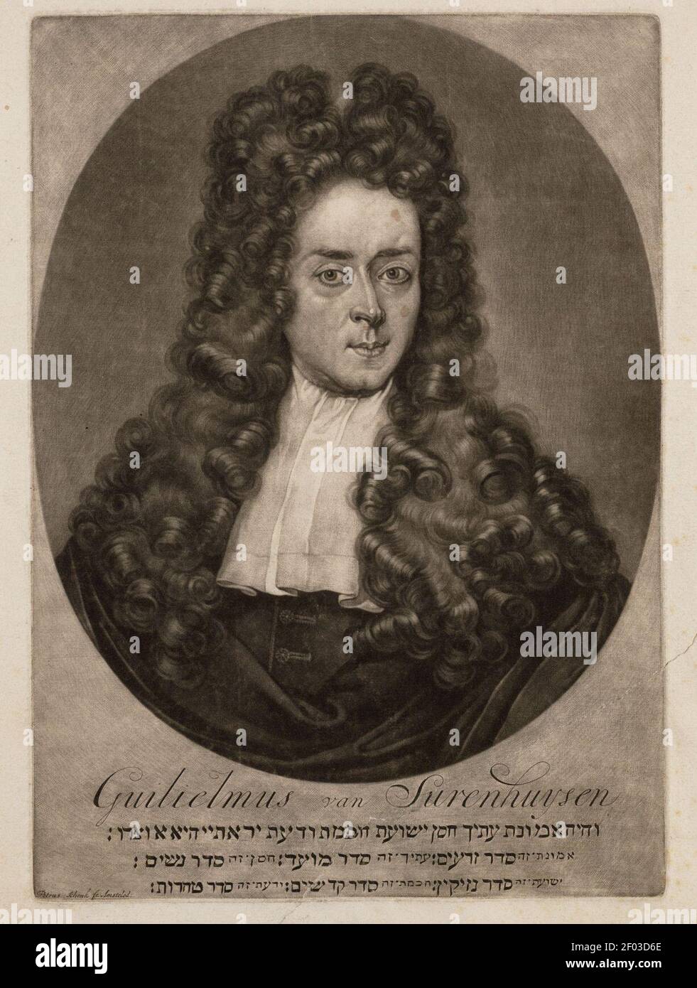 Pieter Schenk Foto Stock