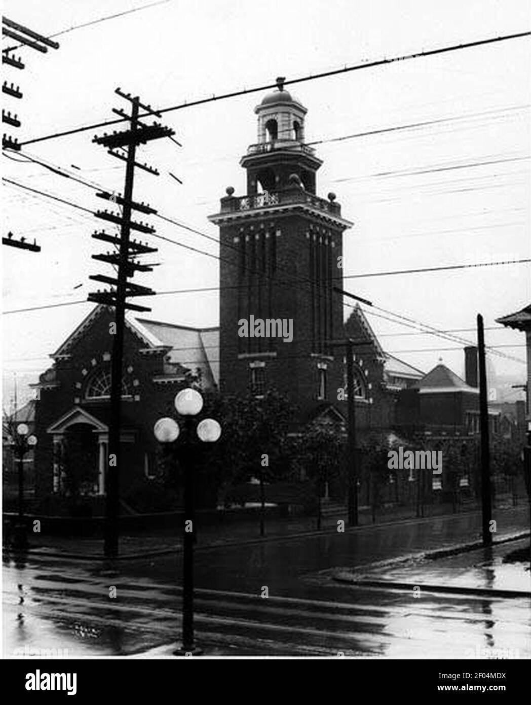 Pilgregational Church, 1912 e Broadway at e Republican St, Seattle Foto Stock