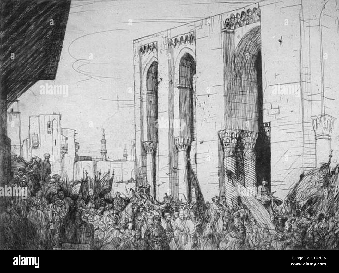 Pellegrinaggio di Marius Bauer Rijksdienst voor het Cultureel Erfgoed . Foto Stock