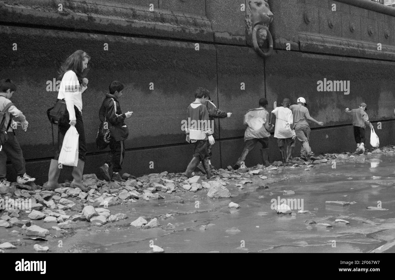 Lungofiume del tamigi Foto Stock