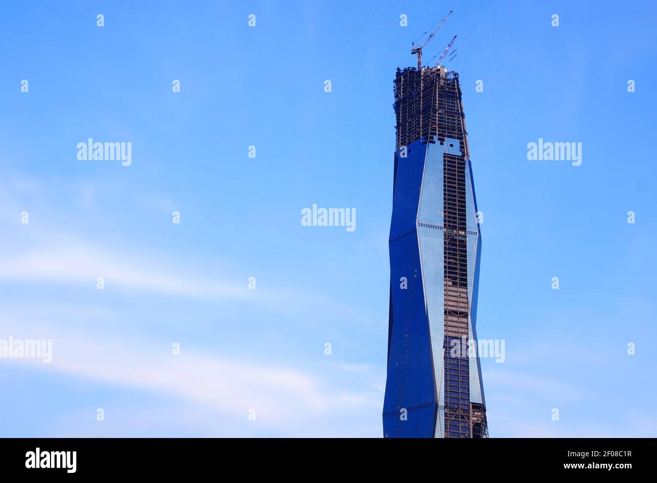 Merdeka 118 in costruzione Foto Stock