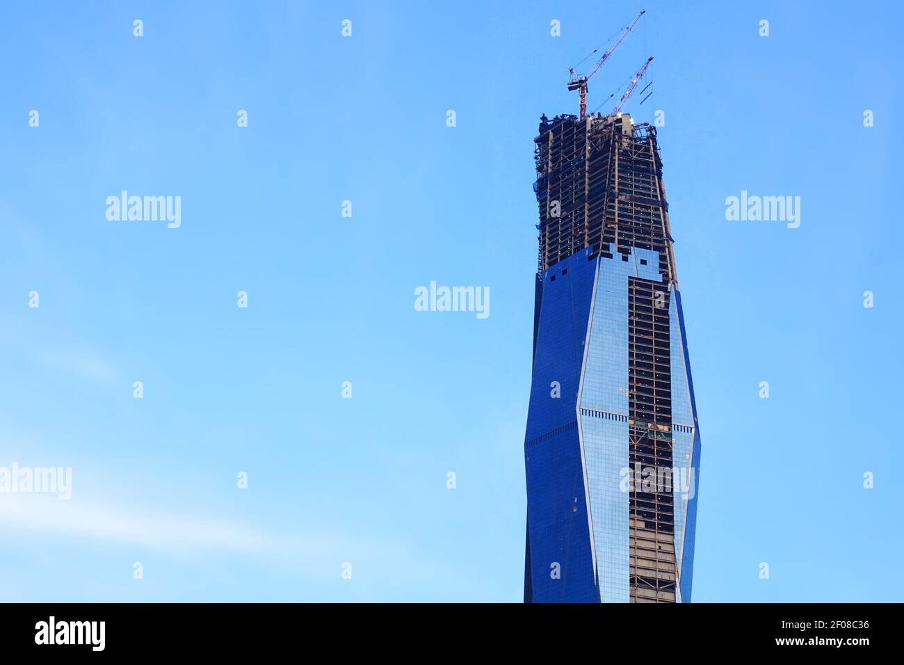 Merdeka 118 in costruzione Foto Stock