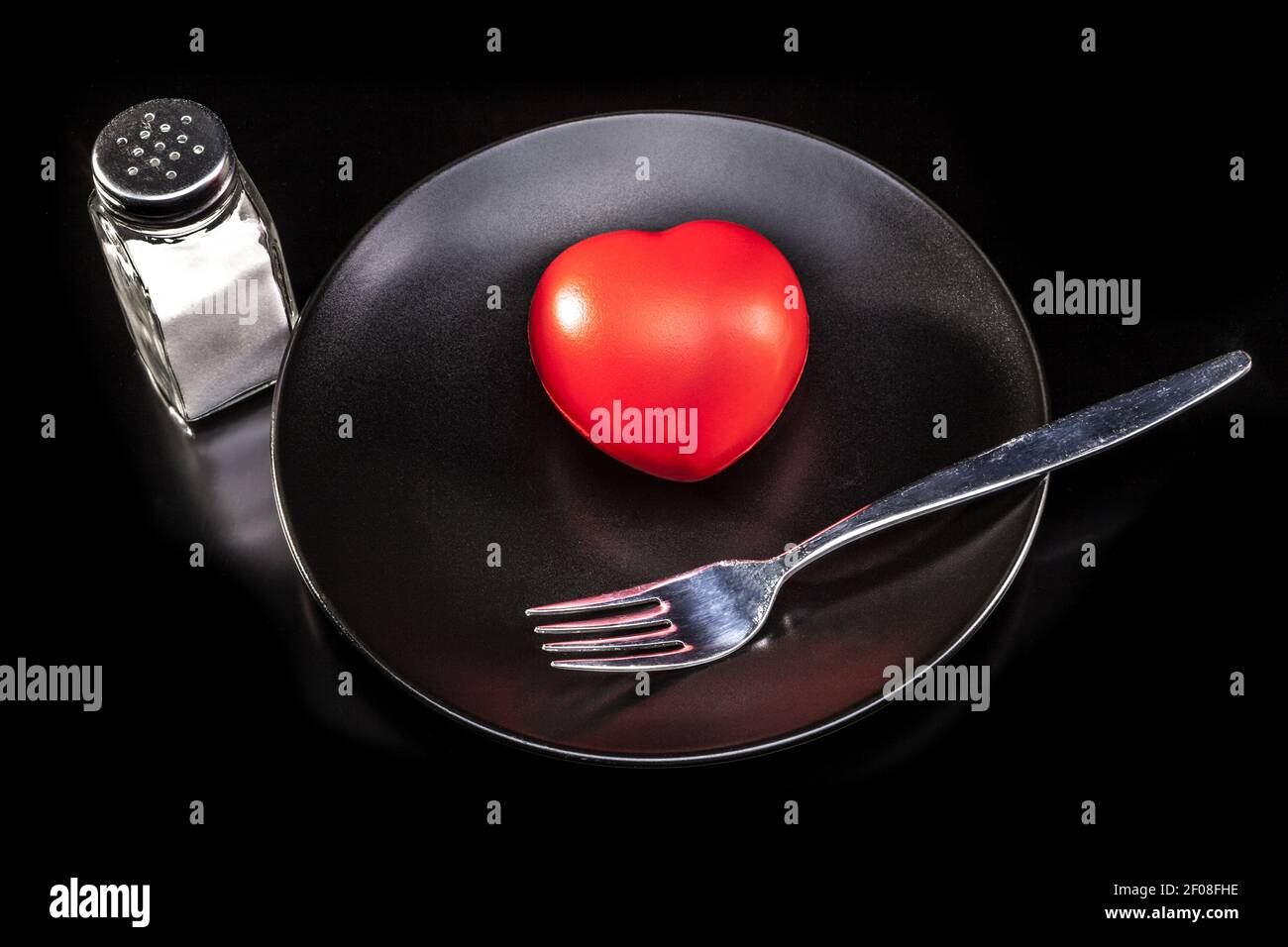 Mangiare il mio cuore Foto Stock