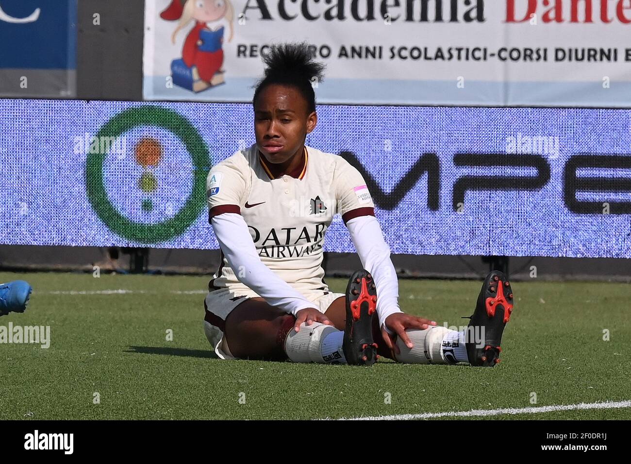 Lindsay Thomas (Roma) durante Hellas Verona Donne vs COME Roma, Serie di calcio Italiana UNA partita femminile a Verona, Italia, Marzo 06 2021 Foto di IPA SPORT/ ABACAPRESS.COM Foto Stock