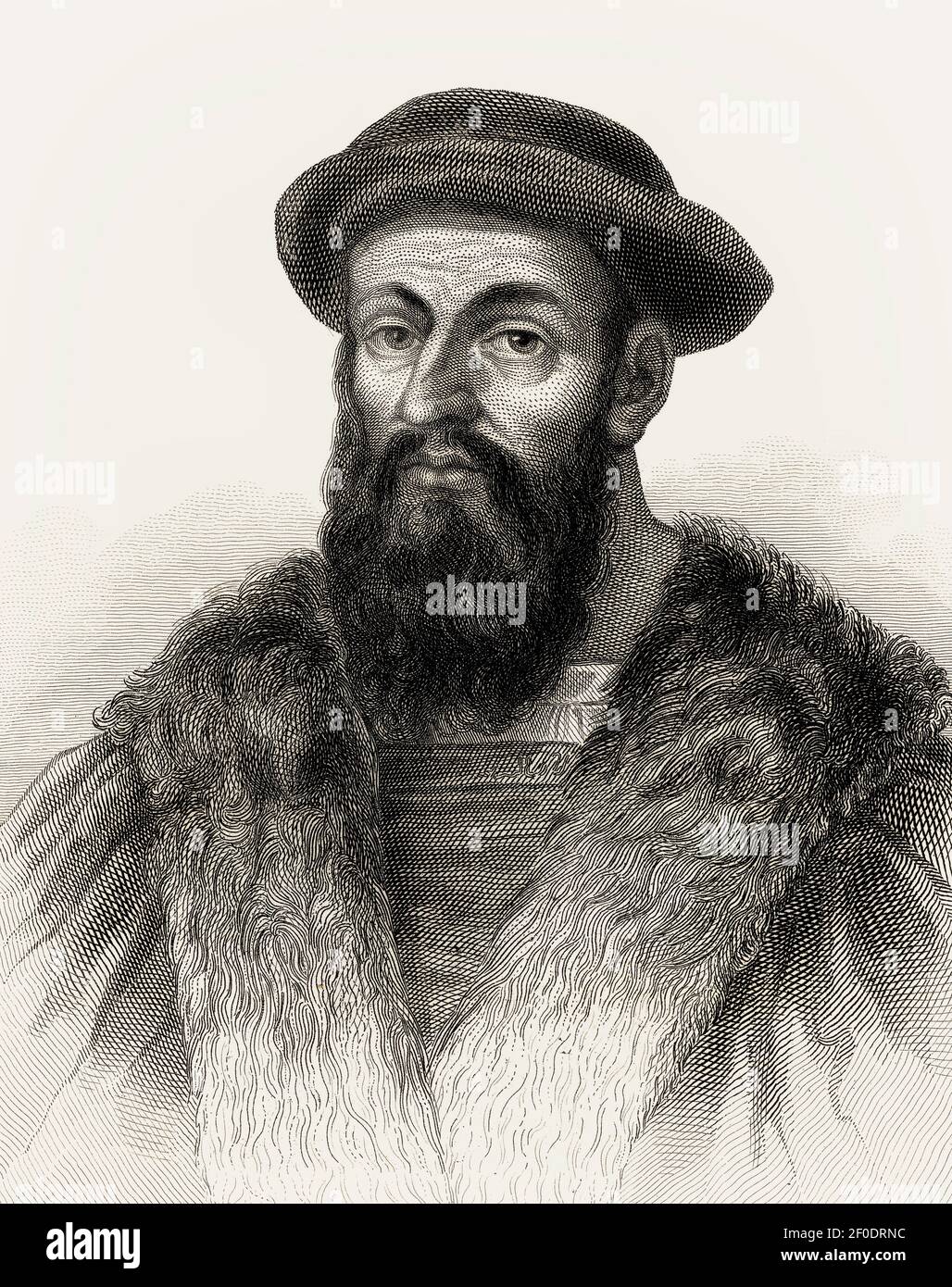 Navigatore portoghese Ferdinand Magellan, 16 ° secolo Foto Stock