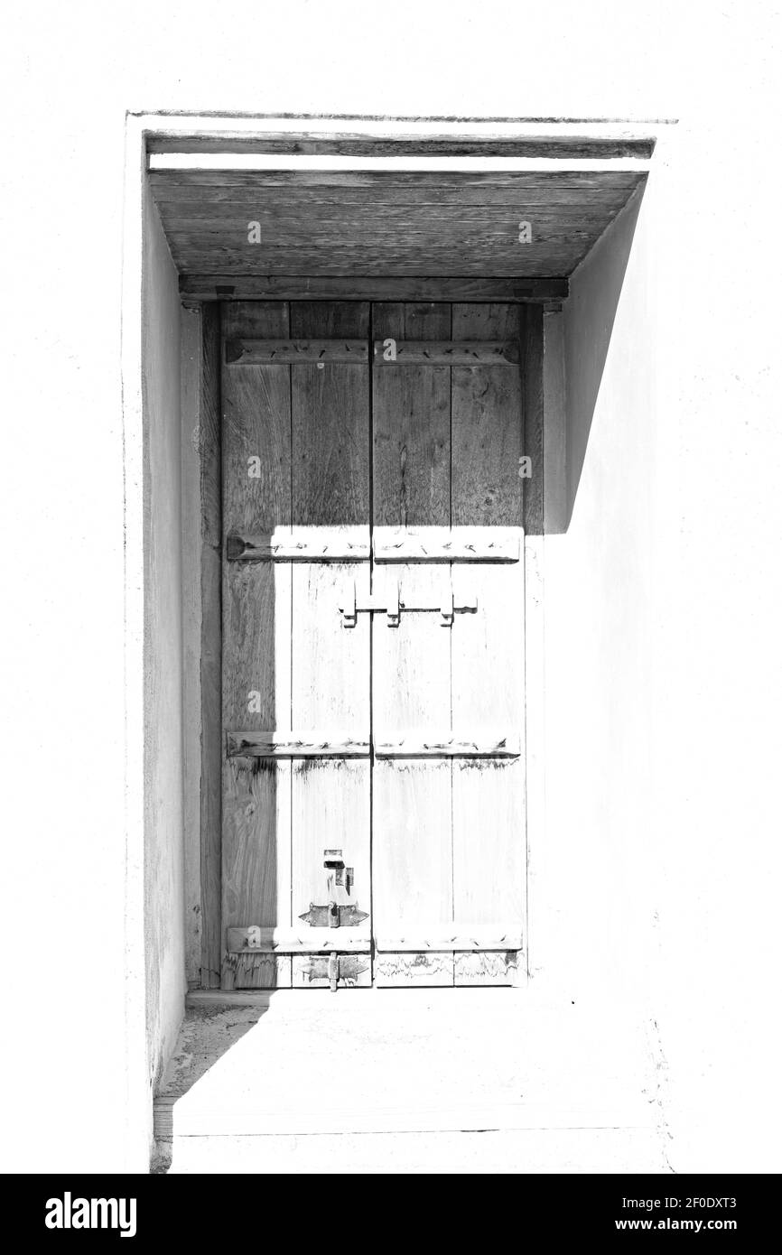 In oman vecchia porta di legno Foto Stock