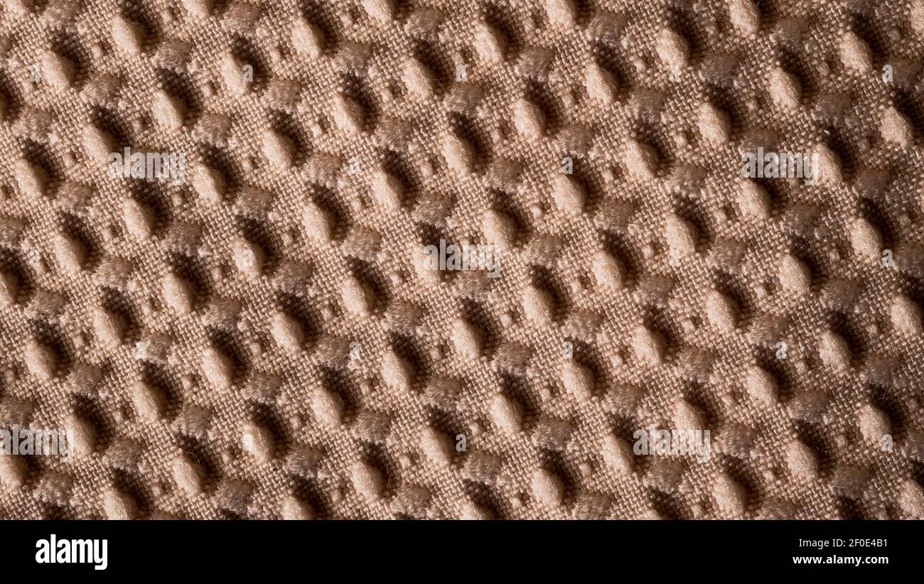la texture del tessuto del pimply. texture del tessuto macro tiro. Foto Stock