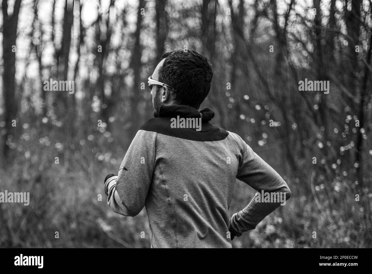 Inverno in esecuzione Foto Stock