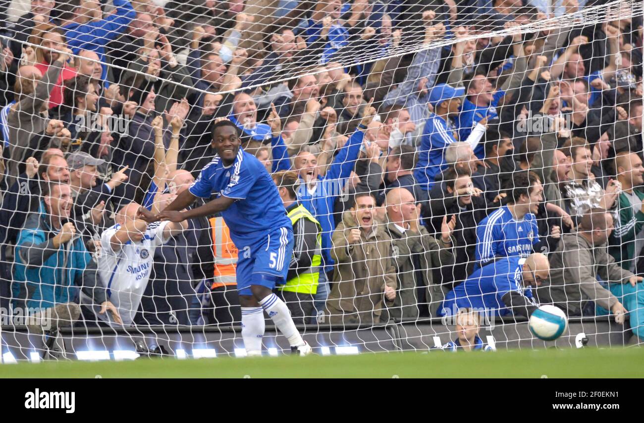 CHELSEA V MAN CITY 27/10/2007. ESSEN DOPO L'OBIETTIVO DI COLE. IMMAGINE DAVID ASHDOWN Foto Stock