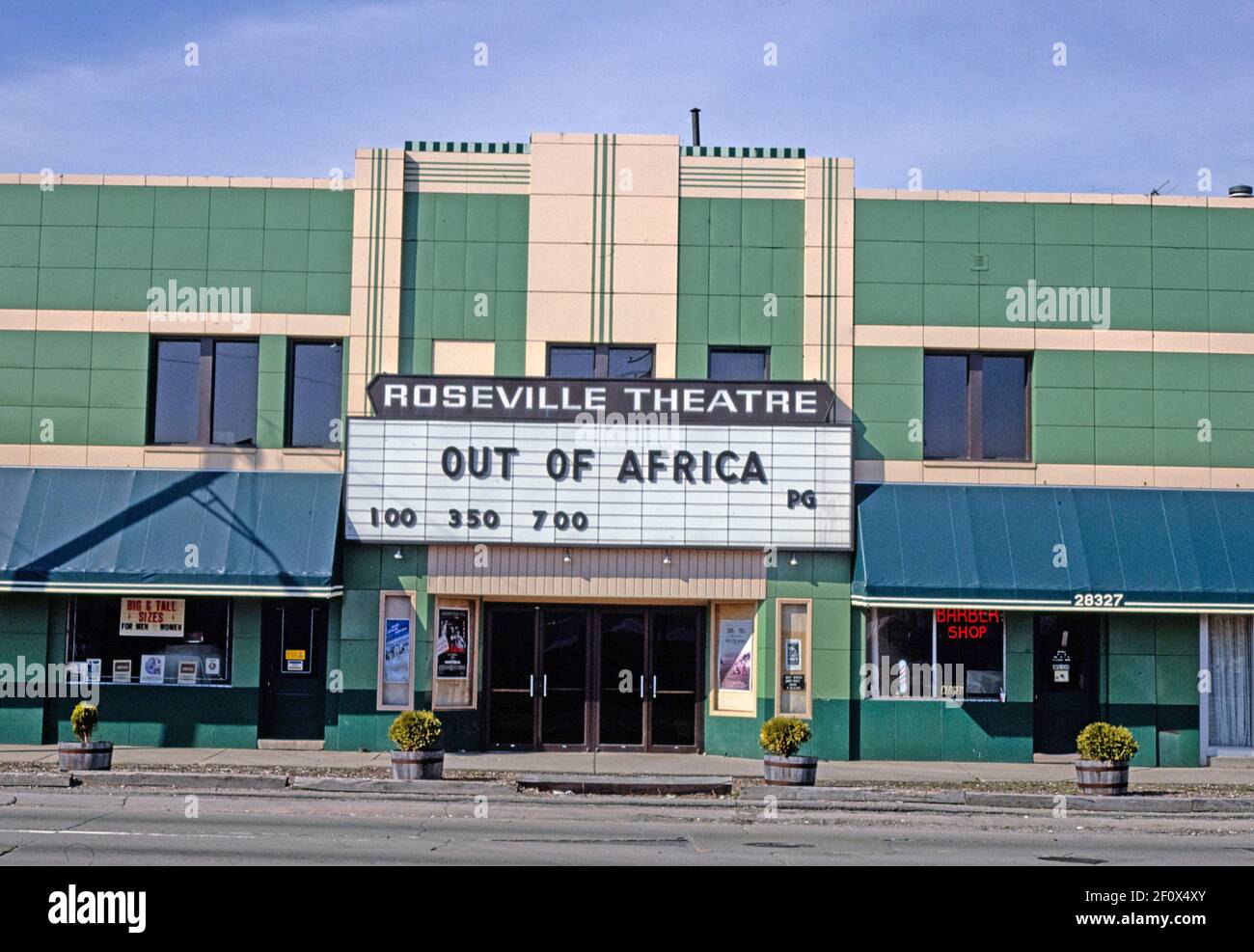 Roseville Theatre - Roseville - Michigan ca. 1988 Foto Stock