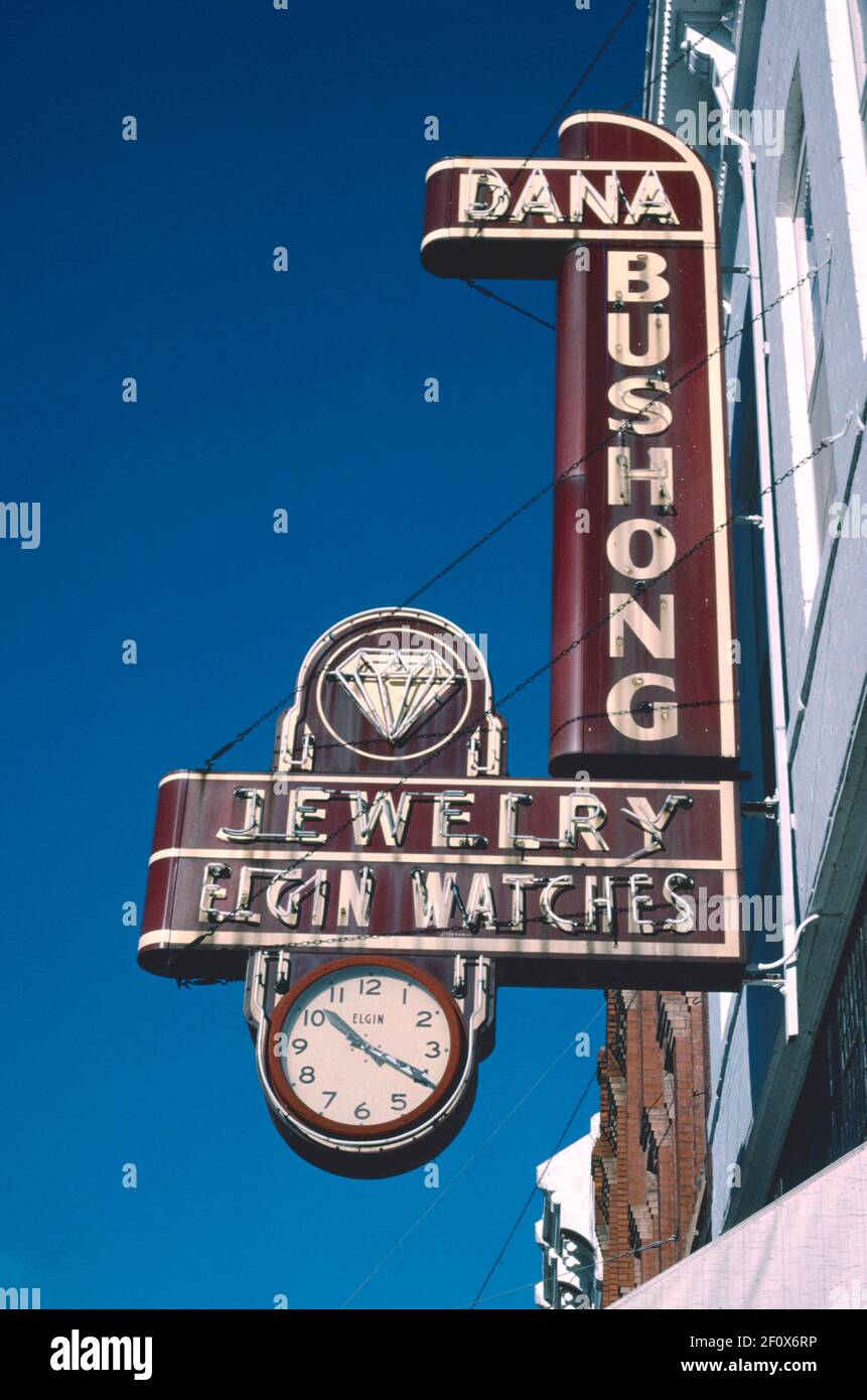 1980 Stati Uniti - Dana Bushing Jewellery Fort Madison Iowa ca. 1988 Foto Stock