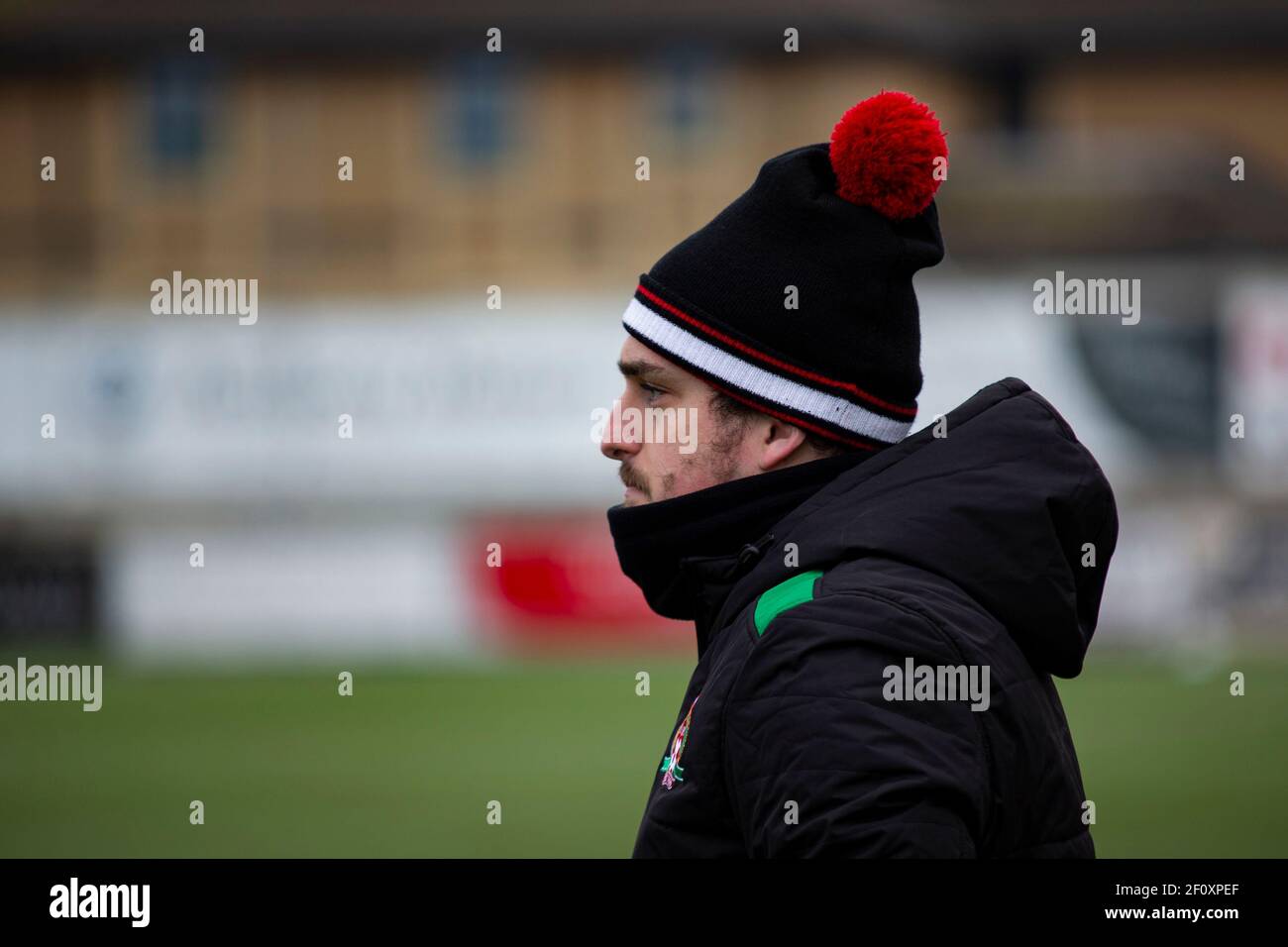 Aberystwyth Town / Briton Ferry Lansawel a Park Avenue nella Welsh Premier Women's League il 7 marzo 2021. Credito: Lewis Mitchell/YCPD Foto Stock
