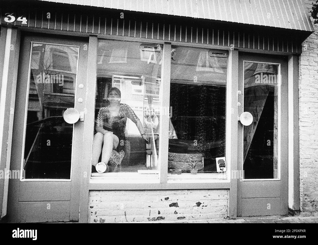Amsterdam si prostituiscono in brotelli legalizzati nell'area a luce rossa Della città Dbase Foto Stock