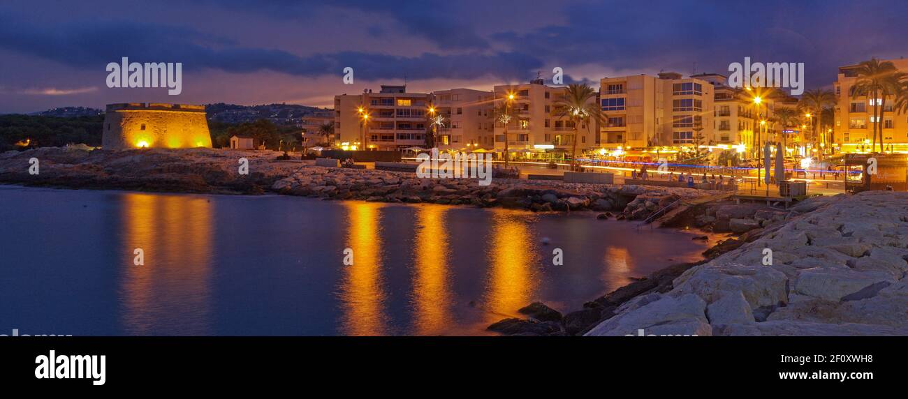 Moraira Costa Blanca, Spagna Foto Stock