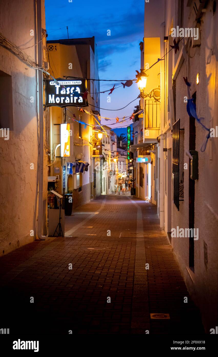 Moraira Costa Blanca, Spagna Foto Stock