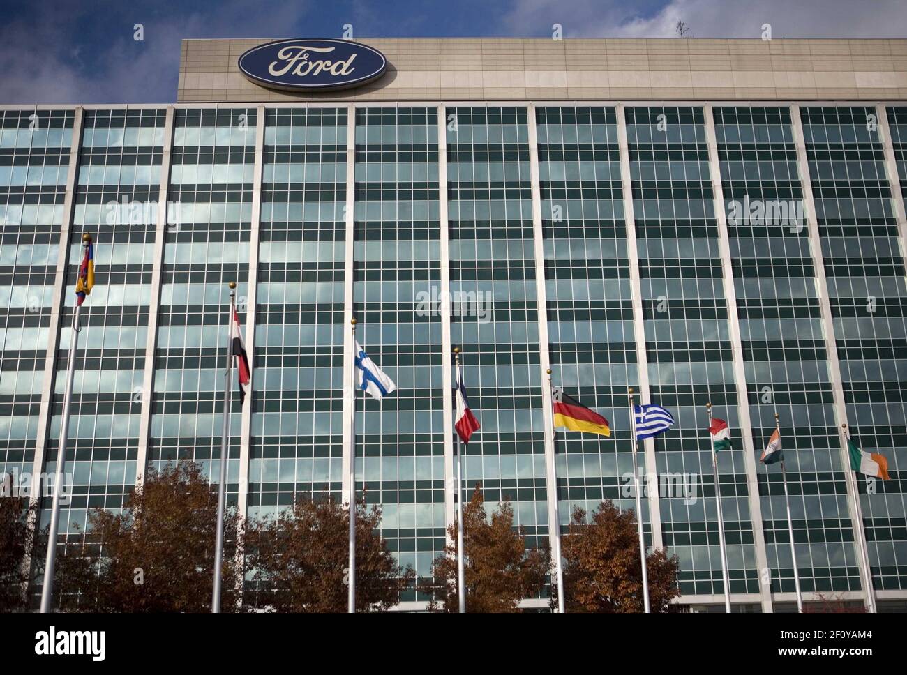 13 novembre 2008 - Dearborn, Michigan - sede mondiale della Ford Motor Company. Photo Credit: Kristoffer Tripplaar/ Sipa Press/0811171408 Foto Stock