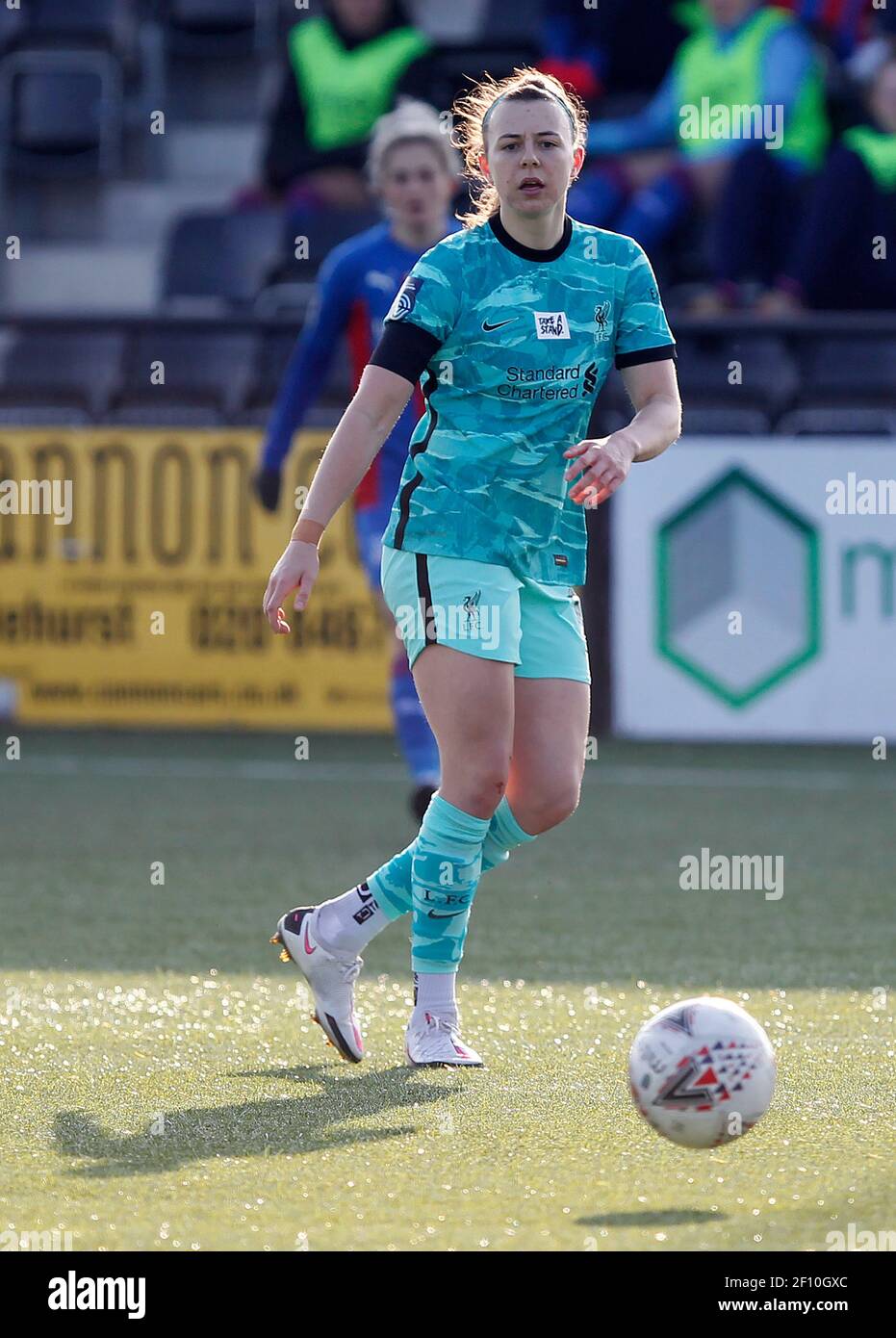 Bromley, Regno Unito. 07 marzo 2021. BROMLEY, REGNO UNITO MARZO 07 : Meikayla Moore of Liverpool Women durante il Championship fa Women's tra Crystal Palace Women e Liverpool Women allo stadio Hayes Lane, Bromley, Regno Unito il 07 Marzo 2021 Credit: Action Foto Sport/Alamy Live News Foto Stock