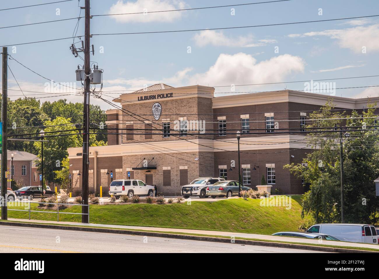 Contea di Gwinnett, GA / USA - 07 09 20: Dipartimento di polizia di Lilburn Foto Stock