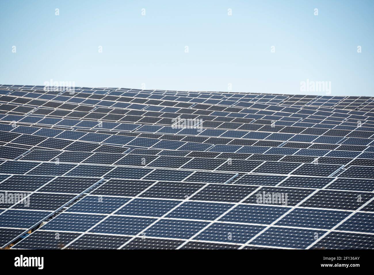 Port Hope Solar Farm, Ontario. Foto Stock