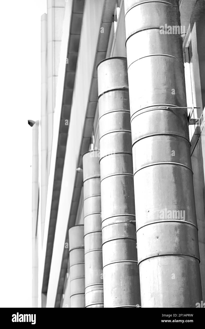 In Sud africa condutture industriali Foto Stock