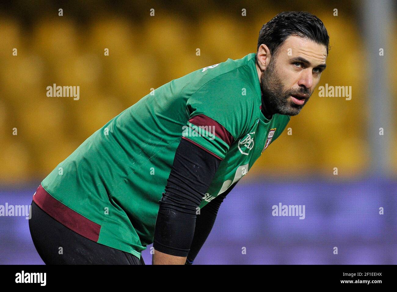 Salvatore Sirigu calciatore di Torino, durante la partita della serie italiana UNA lega di calcio tra Benevento vs Torino risultato finale 2-2, partita giocata Foto Stock