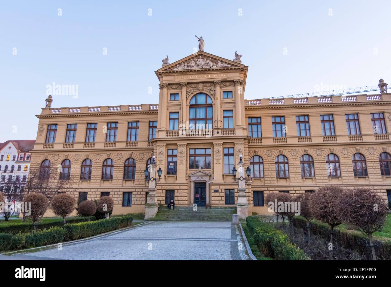 Muzeum hlavního města Prahy, edificio principale del museo della città di Praga, Florenc, Praga, Repubblica Ceca Foto Stock