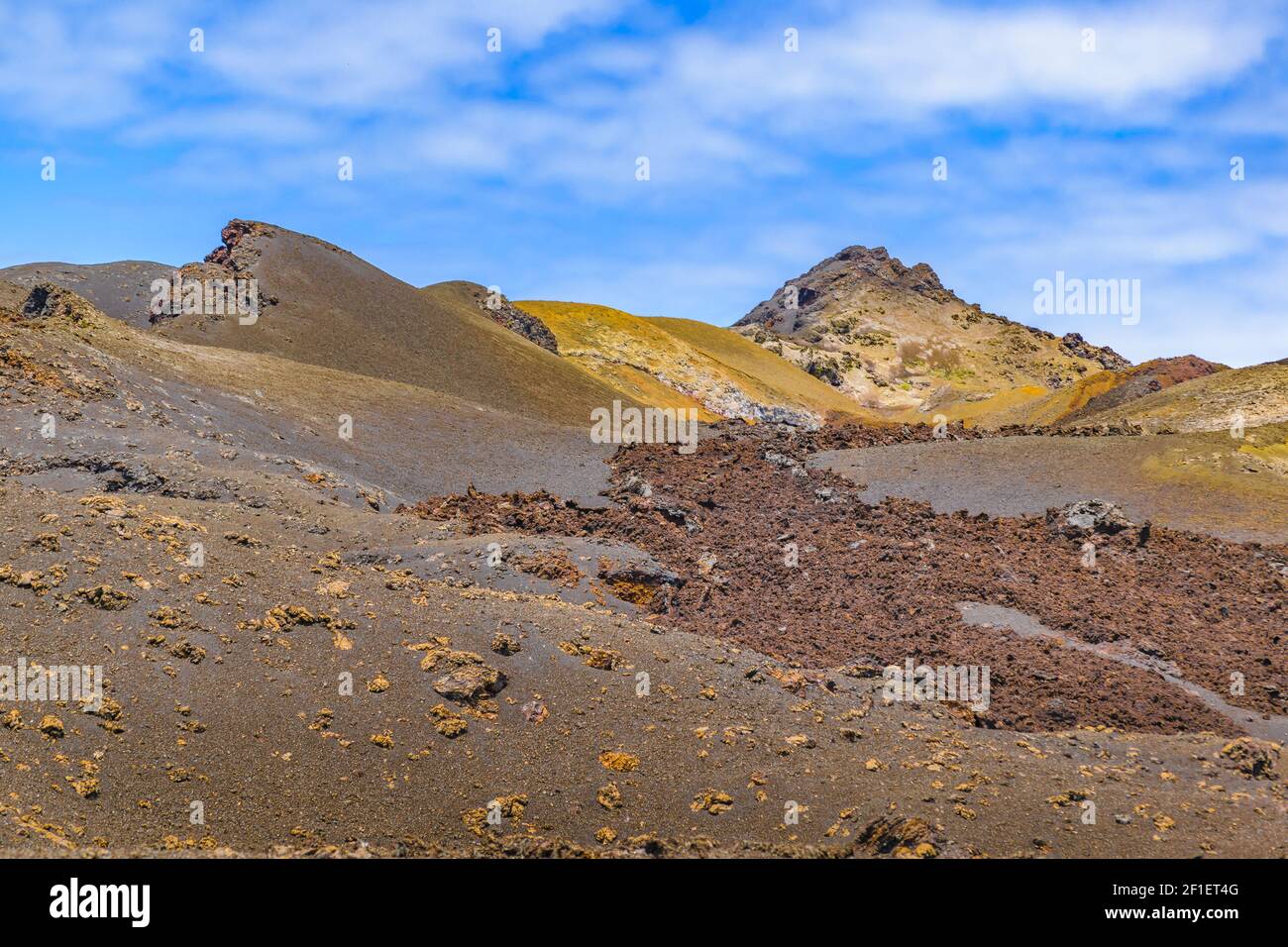 Vulcano Sierra Negra, Galapagos, Ecuador Foto Stock